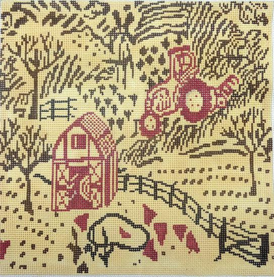 BF831 Harvest Time 11x11 13 Count Birds Of A Feather