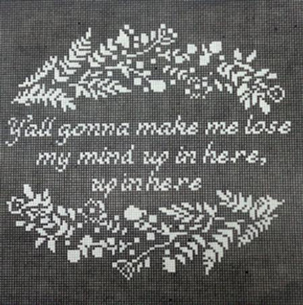 CC732 Lose My Mind 10X10 13 Mesh Cooper Oaks Designs