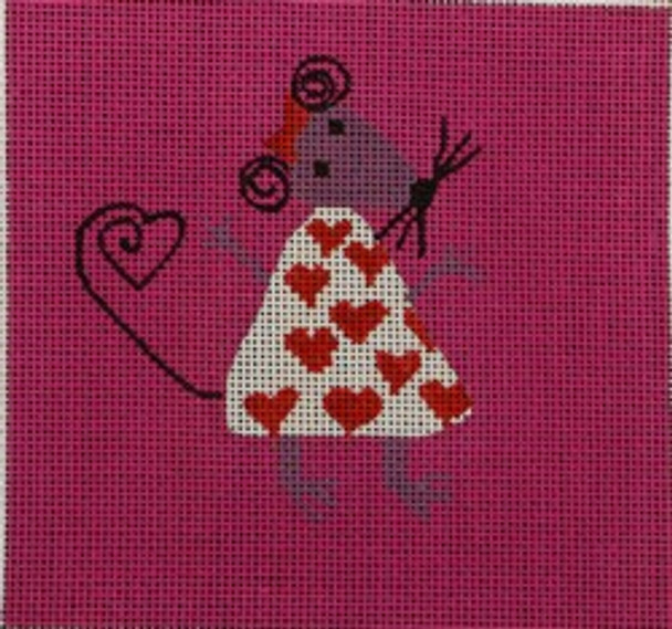 WWCO1320 Girly Mouse 5 x 5 - 18 mesh Waterweave 
