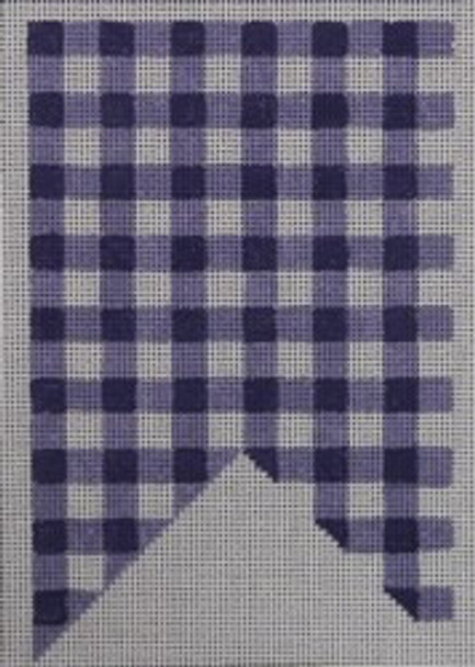 BYOB-F-18	DOUBLE POINT PURPLE GINGHAM 4 x 6 18 Mesh  Hillary Jean Designs