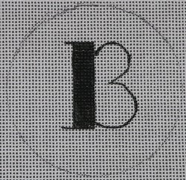 BYOB-B-18 BANNER LETTER B  3" CIRCLE 18 Mesh Hillary Jean Designs