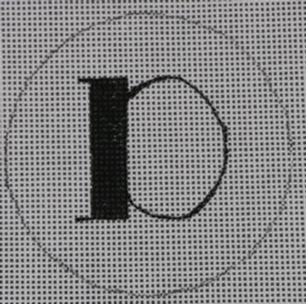 BYOB-D-18 BANNER LETTER D  3" CIRCLE 18 Mesh Hillary Jean Designs