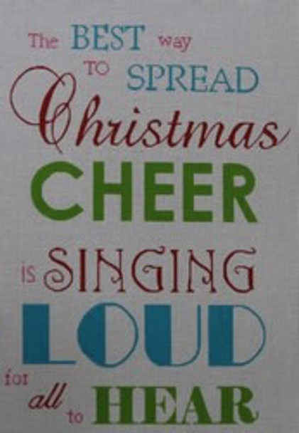 S-002-13 SPREAD CHRISTMAS CHEER 14 x 18 13 Mesh Hillary Jean Designs