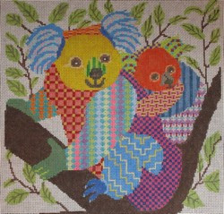 225-18	Colorful Koalas 9 x 8.5	 18 Mesh Pajamas and Chocolate