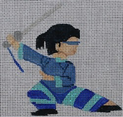 75c  Ninja Blue 3 x 3 18 Mesh Pajamas and Chocolate