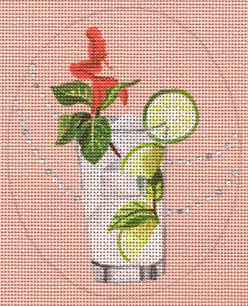 8110 MOJITO Leigh Designs 18 Mesh 4" x 5" Summer Sips