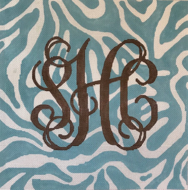 PLU-003 The Point Of It All Blue Waves NO Monogram 14 x 14  13 Mesh