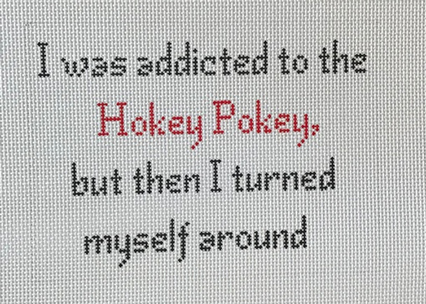 S-399 The Point Of It All Designs I was addicted to Hokey Pokey 7.25 x 5.25 13  Mesh