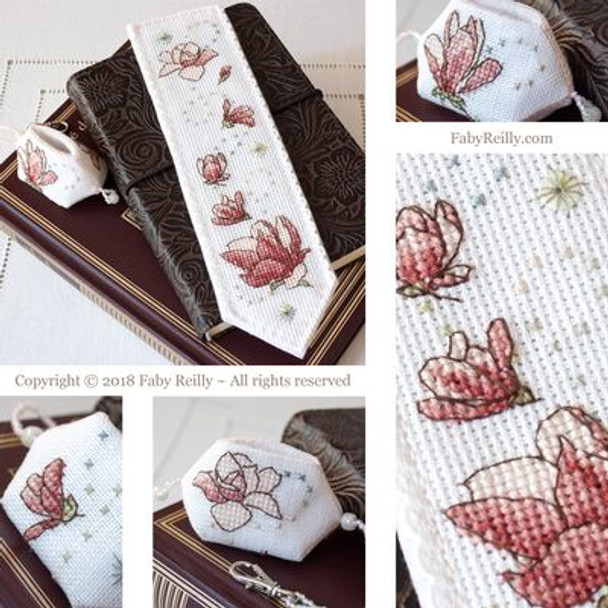 Magnolia Bookmark Faby Reilly Designs FRD-MBOOK 
