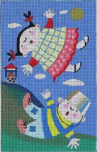 Maggie & Co. M-1102 Jack & Jill © Barbara Goodrich/Carriage House Crafts 5 x 8 13M With Stitch Guide