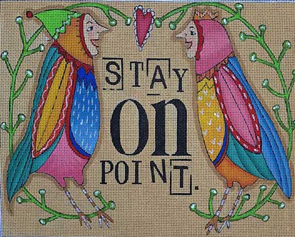 Maggie & Co. M-1939 Stay on Point © Kathleen Taylor 8 x 10" 18 Mesh