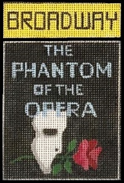 HO1746 Broadway Series Phantom Of The Opera 3 x 4.5 18 Mesh Raymond Crawford Designs