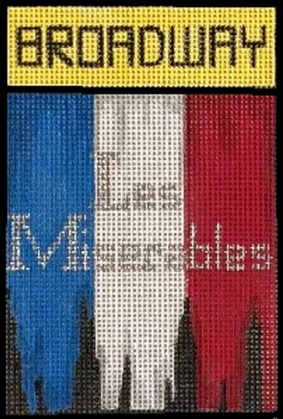 HO1742 Broadway Series Les Miserables 3 x 4.5 18 Mesh Raymond Crawford Designs