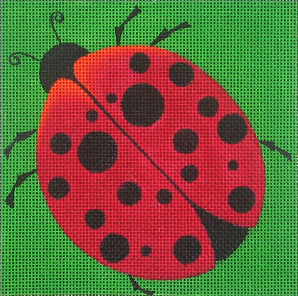 ZE284 Zecca Ladybug Square  5" x 5 18  Mesh