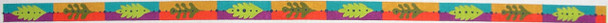 ZE463 Zecca 2 Oak Leaves Belt 1.25" x 42" 18 Mesh