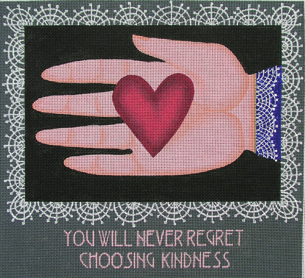 ZE479 Zecca Choosing Kindness 11" x 10" 18 Mesh