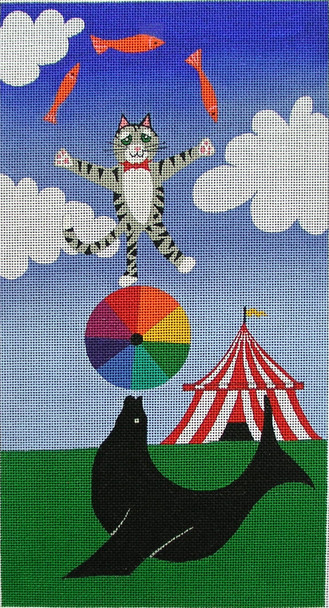 ZE539 Zecca Juggling Cat   7” x 13” Mesh