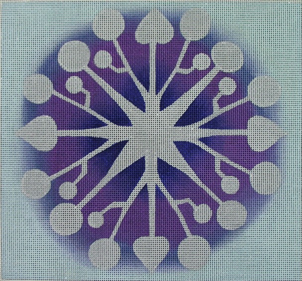 ZE411 Zecca  Snowflake 18 Mesh 8.5" x 7.75"