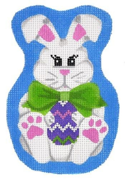 EA08 Bow Tie Bunny 3.5 x 5 18 Mesh Pepperberry Designs