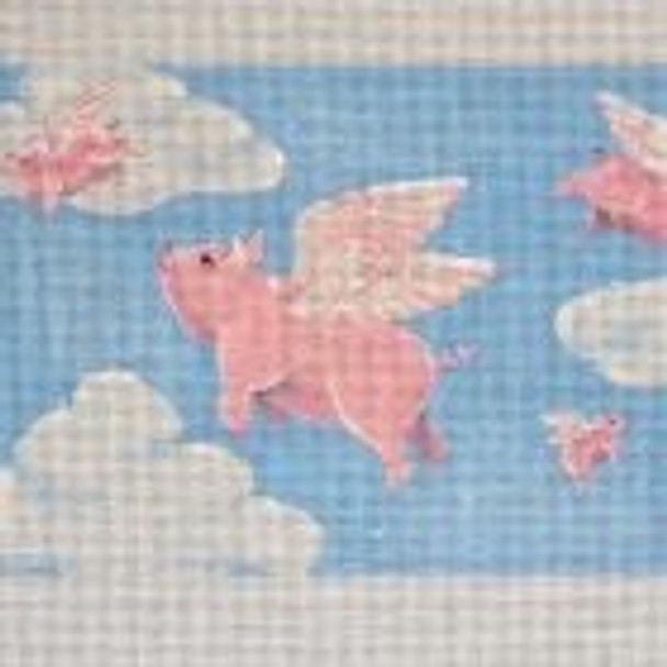 FP01A Flying pigs 9.5 x 12.5 13 Mesh Pepperberry Designs