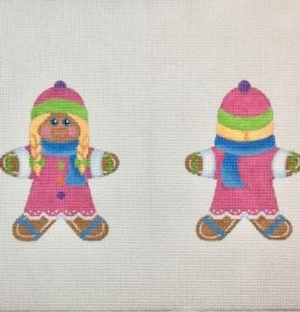 GB05 Gingerbread Girl 5.75 x 3 18 Mesh Pepperberry Designs 