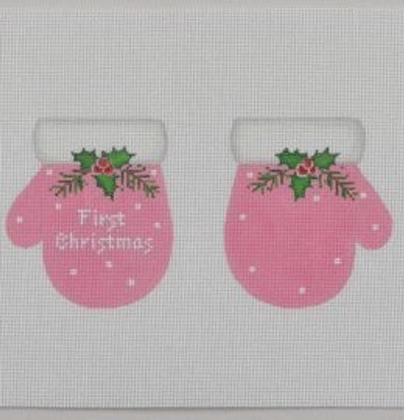 MT03 Baby's 1st Christmas Mittens Pink 3 x 5.25 18 Mesh MT06 French Country Pig, redwhite 3.75 x  4.5  18 Mesh Pepperberry Designs
