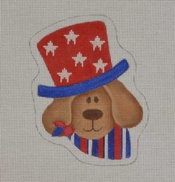 PA13 Patriotic Pup 4.25 x 5.25 18 Mesh  Pepperberry Designs 