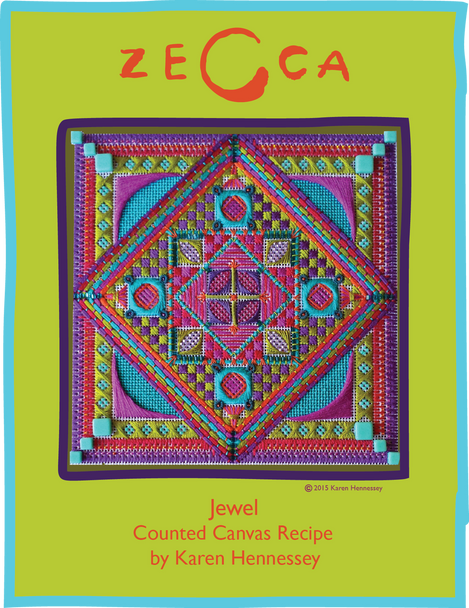 Jewel Counted Thread 18 Mesh Zecca