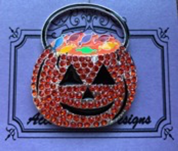 Halloween Jackolantern With Candy Needle Minder Accoutrement Designs 