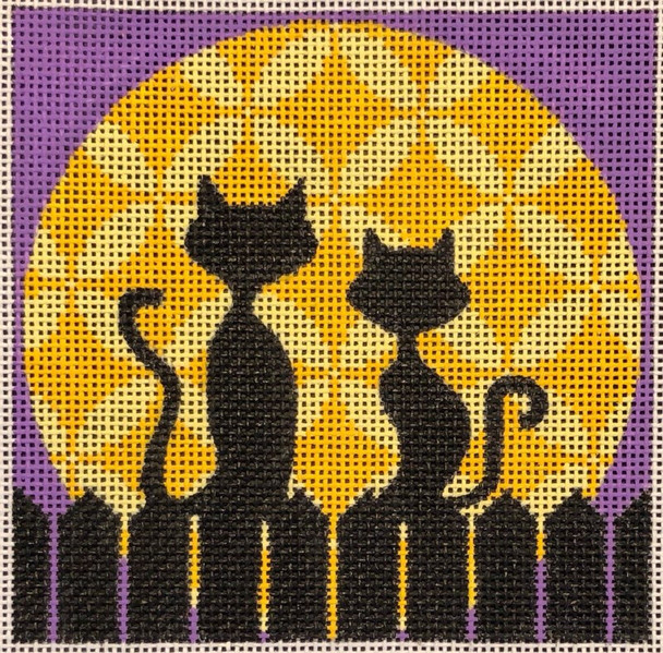 HW139 Cat's Moon - Dark Shadows series 4x4 EyeCandy Needleart