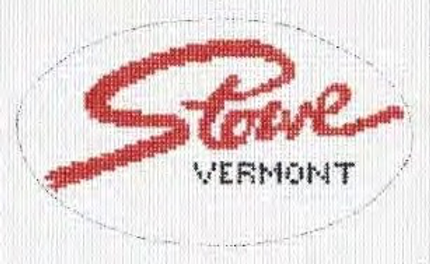 Stowe Vermont 3.5 x 5 18 Mesh Doolittle Stitchery O106
