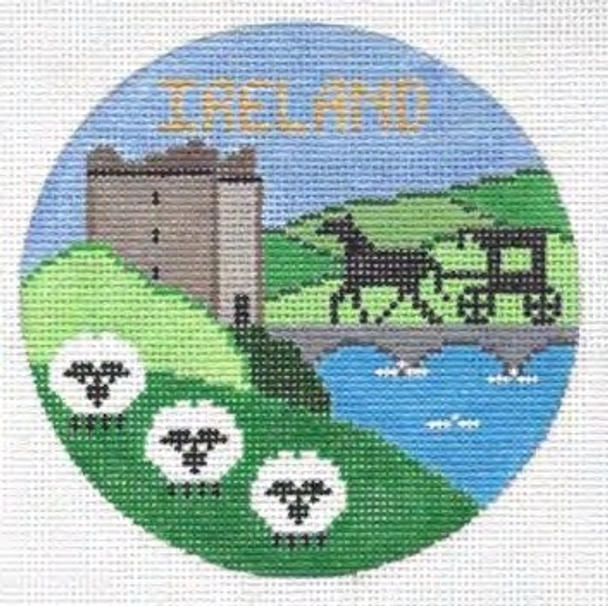 Ireland 4.25 x 4.25 18 Mesh Doolittle Stitchery R318