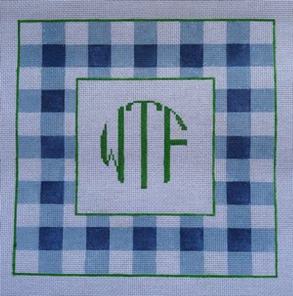 AF35	WTF Pillow	10" x 10" 14 Mesh Anne Fisher Needlepoint, llc