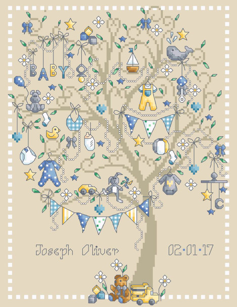 Baby Boy Tree Shannon Christine Designs DD SCD-BBT
