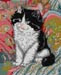 3248 Kitten On Pillow 13 Mesh 9 x 11 Treglown Designs