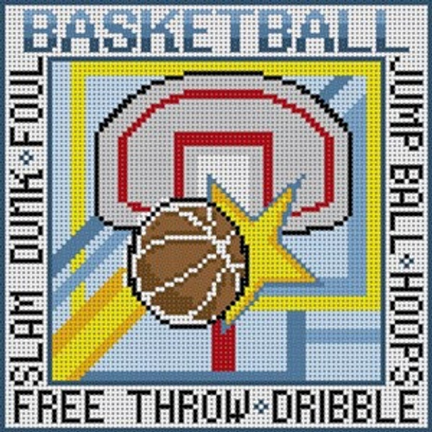 G-711E Basketball 18 Mesh 5x5 Treglown Designs