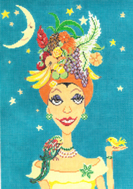 C-585 Carmen Miranda 10 x 14 13 Mesh The Meredith Collection