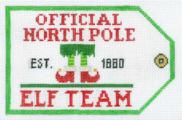 XO-197e Gift Tags-Official North Pole 6x4 18 Mesh The Meredith Collection