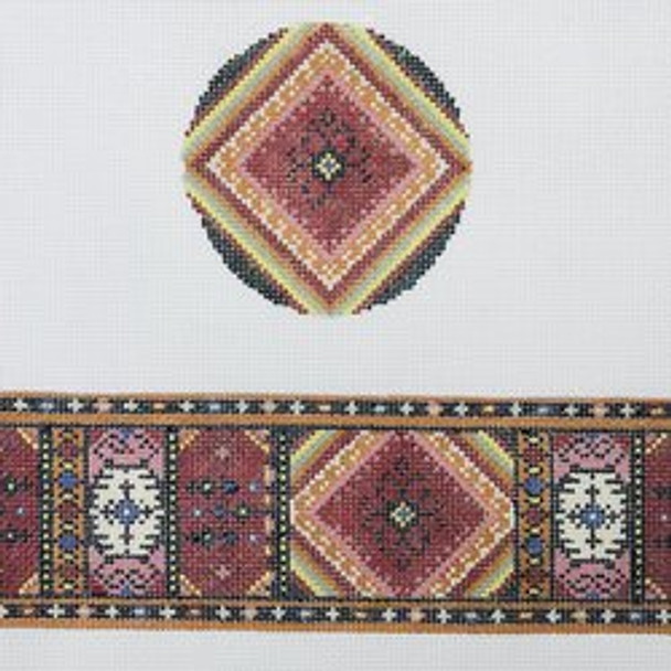 Funda Scully FS-R-7 Turkish Kilim 10"x 7" 18 Mesh w/Hardware Model Shown