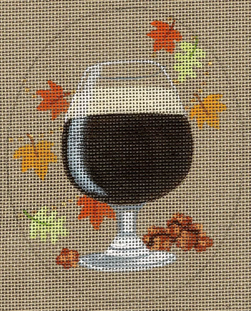 8130 Bitchin' Bock OKTOBERFEST 18 mesh 4 x 5” Leigh Designs Canvas Only Inquire If Stitch Guide Is Available