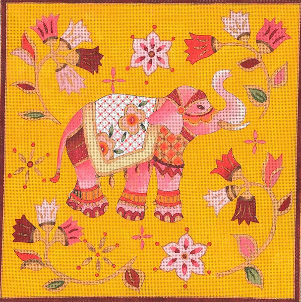 JG-102 Pink Elephant 12 x 12  18 Mesh Janice Gaynor