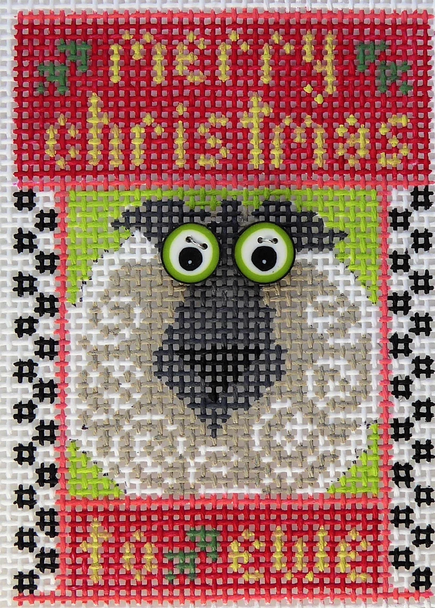 VS-05 Merry Xmas to Ewe 3" x 4" 18 Mesh Valerie Danish Love You More