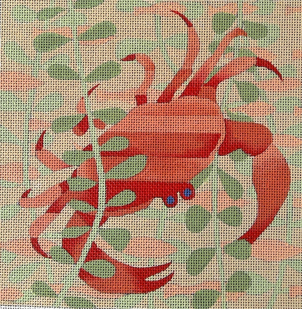 LF-03 Crab 8" x 8" 18 Mesh Laura Freeman Love You More