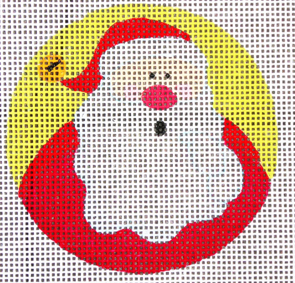 JTM-R13 Santa is Shocked! 3" Round Mesh Love You More