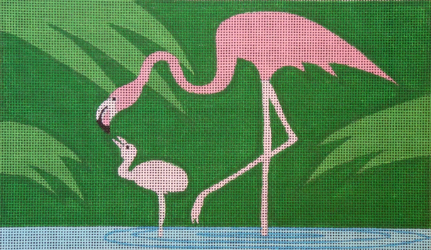 JTM-A2	Flamingos 9"x6" Mesh Love You More JT Morrow