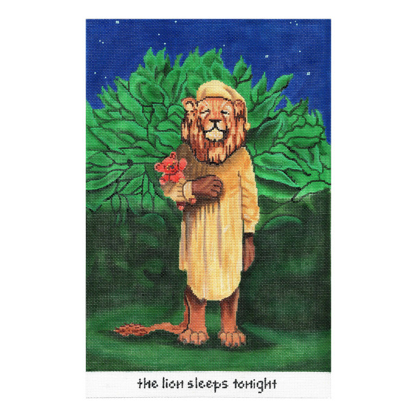 WB-PL 03 The Lion Sleeps Tonight 9 x 14  18 Mesh Will Bullas