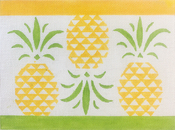 Adventure Awaits A1 Upside Down Pineapple 8" x 11" 13 Mesh Oasis Needlepoint