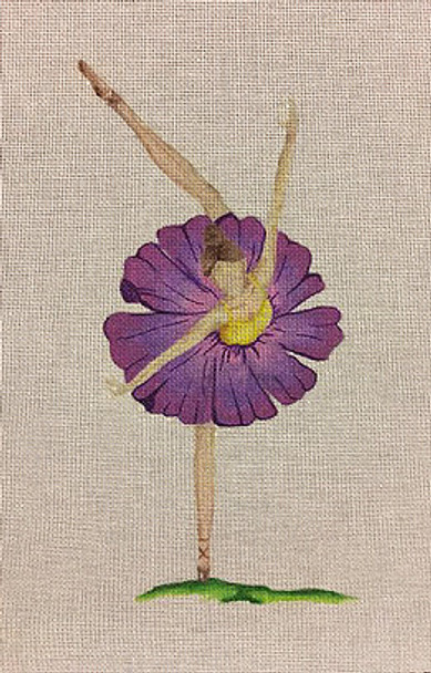 Bloom B3 Pansy Ballet 7x12 13 Mesh Oasis Needlepoint