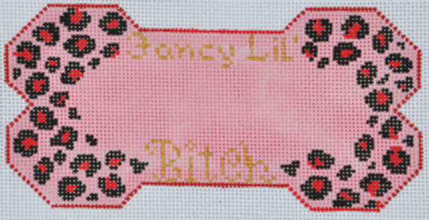 BP-28  BP DESIGNS Fancy Lil' Bitch Bone Ornament 6 ½ x 3 ¾ 18 Mesh