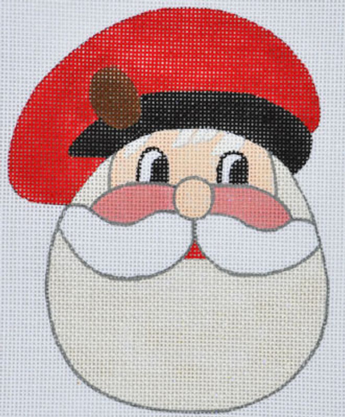 JC-08  Pinecone Santa (includes stitch guide by Janet Casey) 4 1⁄2x 6  18 Mesh JANET CASEY